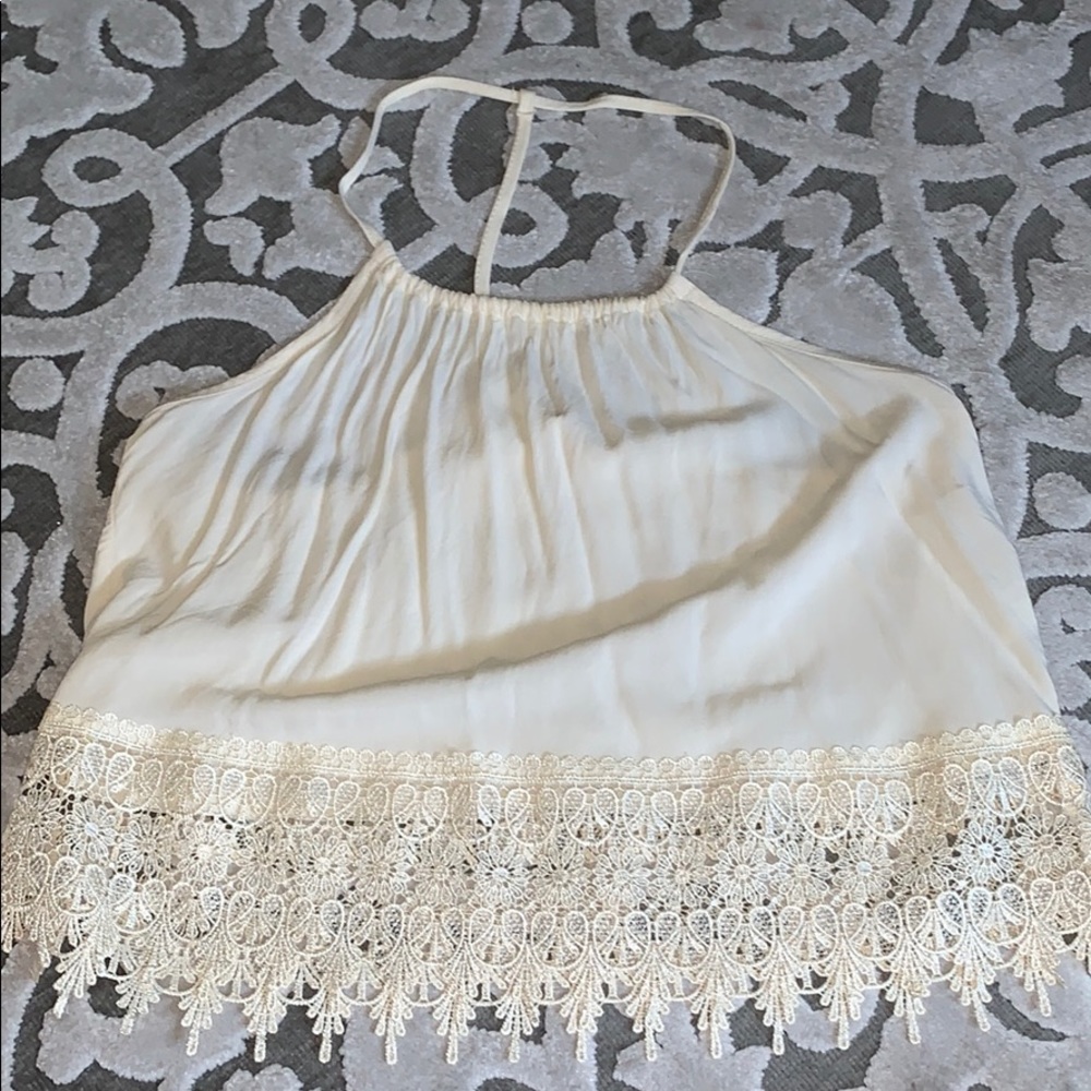 Ivory Summer Crop Halter